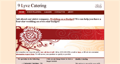 Desktop Screenshot of 9lyvzcatering.com
